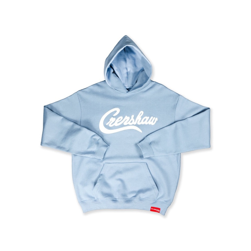 The Marathon Clothing “Crenshaw” hoodie baby blue